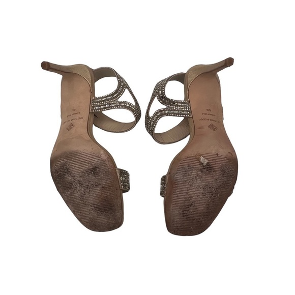 Antonio Melani Haelee Rhinestone Embellished High Heel Sandals Size 8 Women’s - Picture 7 of 7